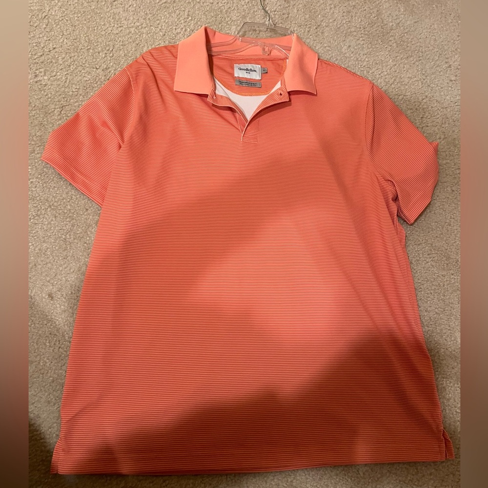 Goodfellow & Co Vibrant Coral Polo Shirt
